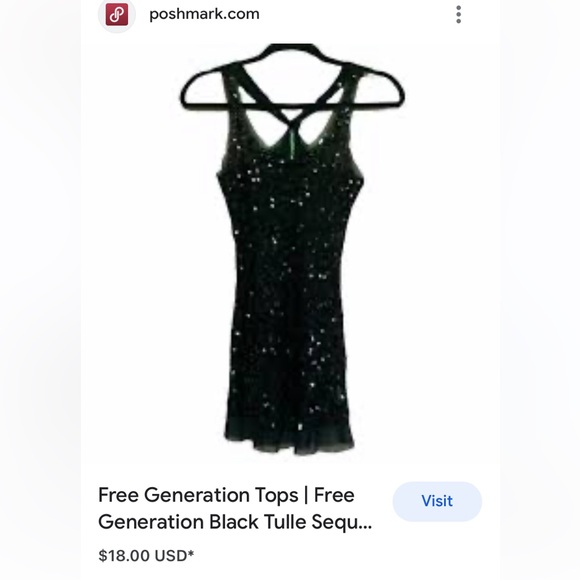 New Generation tulle sequins/beads top - Picture 15 of 16